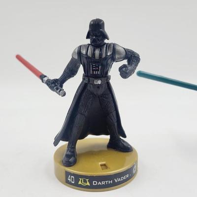 STAR WARS HASBRO LFL 2005 DARTH VADER FIGURE & LUKE SKYWALKER