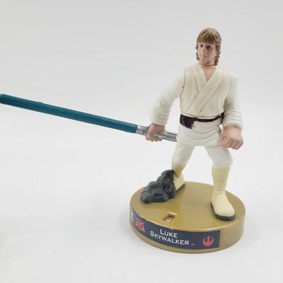 STAR WARS HASBRO LFL 2005 DARTH VADER FIGURE & LUKE SKYWALKER