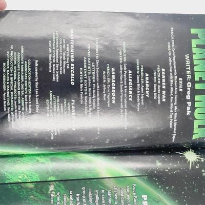 THE INCREDIBLE HULK - PLANET HULK COLLECTABLE BOOK