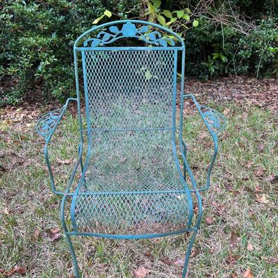 Set of 4 Metal Chairs