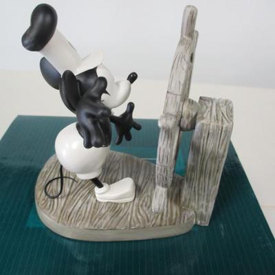 WDCC Disney Figurine Mickey's Debut Steamboat Willie in Box with COA