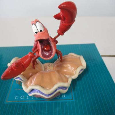 WDCC Disney Calypso Crustacean Sebastian Figurine in Box with COA