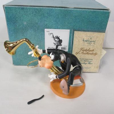 WDCC Disney Goofy's Grace Notes Figurine in Box with COA