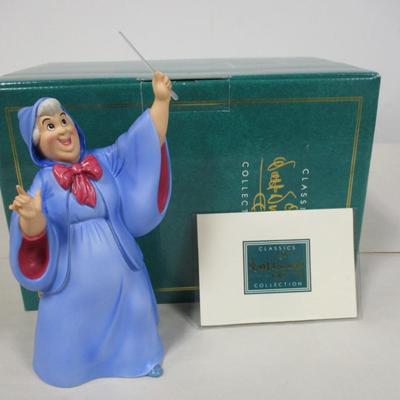 WDCC Disney Cinderella Fairy Godmother Figurine in Box with COA