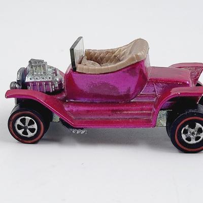 1968 VINTAGE HOTWHEELS HOT HEAP PINK MADE IN THE USA