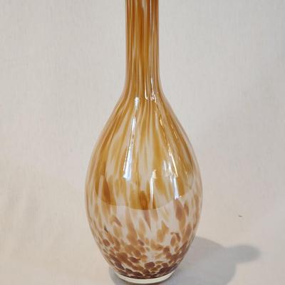 Blown Art Glass Murano Style narrow vase