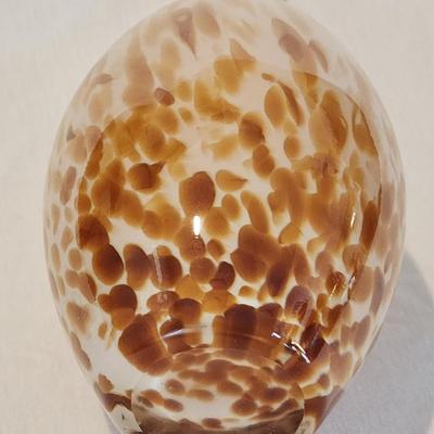 Blown Art Glass Murano Style narrow vase