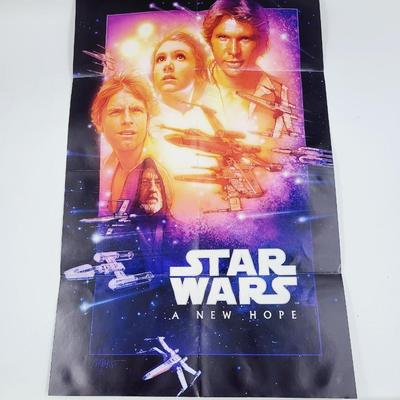 STAR WARS "MAY THE 4TH BE WITH YOU" CEREAL COLLECTABLE POSTER