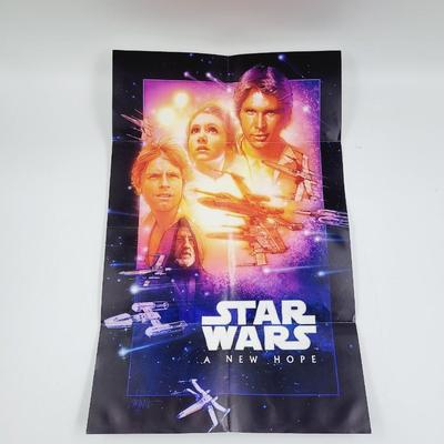 STAR WARS "MAY THE 4TH BE WITH YOU" CEREAL COLLECTABLE POSTER