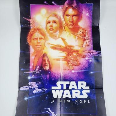 STAR WARS "MAY THE 4TH BE WITH YOU" CEREAL COLLECTABLE POSTER