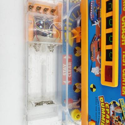 1991 PLAYTIME PRODUCTS CRASH DUMMIES BATTERY OPERATED TABLE TOP PIN BALL MACHINE