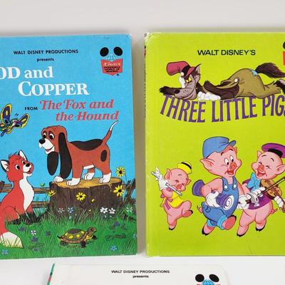 VINTAGE DISNEY COLLECTABLE READING BOOKS