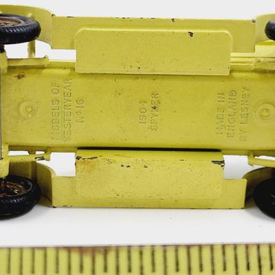 MODELS OF YESTERYEAR #16 1904 SPYDER COLLECTABLE CAR