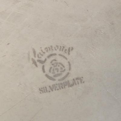 Large Raimond Silverplate 12" Round Chafing Dish with lid and Pyrex insert