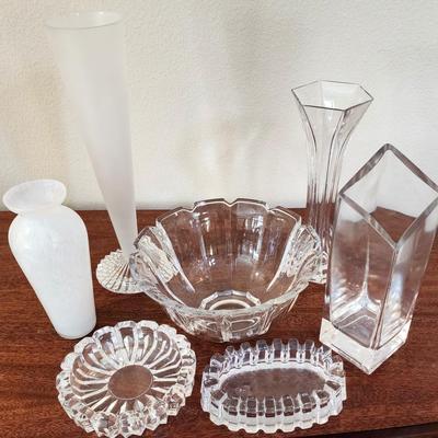 7 Piece Lot of Crystal & Glass Pieces