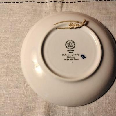 Vintage Copenhagen Holiday Plate 1983 - Christmas In The Old Town