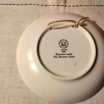 Vintage Copenhagen Holiday Plate 1984 - The Christmas Letter