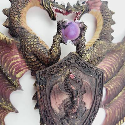 FANTASTIC DOUBLE DRAGON COLLECTABLE WALL HANGING