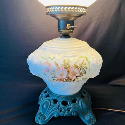 Vintage Double Globe Hurricane Lamp (BR1-SL)