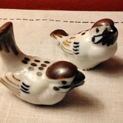 Porcelain Salt and Pepper Shakers