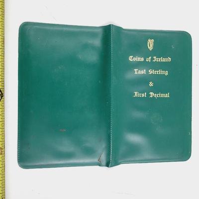 VINTAGE COINS OF IRELAND - LAST STERLING & 1ST DECIMAL COLLECTION