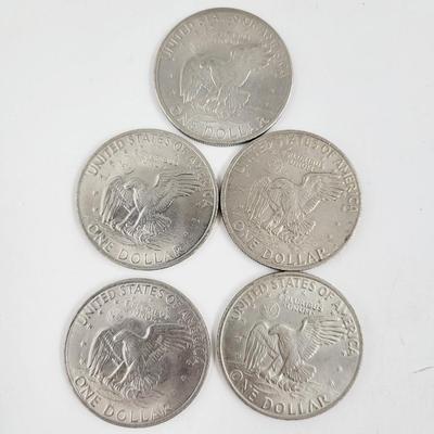 1971/72/74 DWIGHT D. EISENHOWER (D) $1 COIN COLLECTION