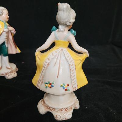 German Baroque-Style Ceramic Figurines (DR-CE)