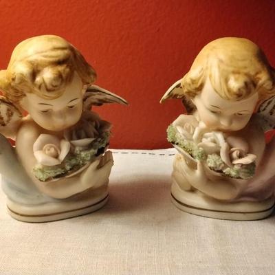 Tilso Bisque Cherubs Circa 1925
