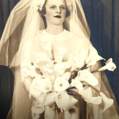 Vintage Bridal Portrait