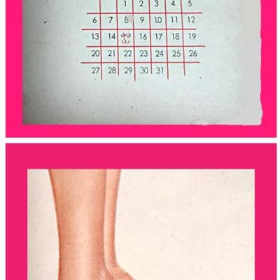 May - October 1946 Alberto Vargas Pin Up Girl Calendar Pages
