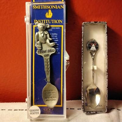 Pewter and Silver Plated Spoons