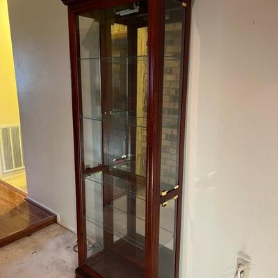 Wooden Lighted Display Cabinet  #1