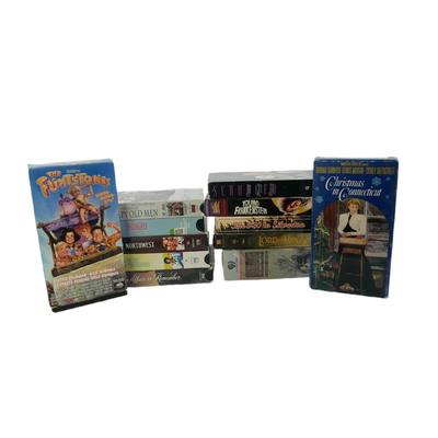 12 VHS Tapes