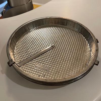 Two Waffle Textured Slider Bar Cake/Pie Tins