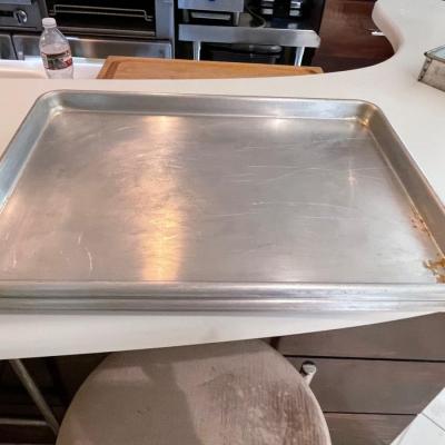 Two Commercial Baking or Drip Pans