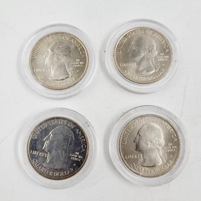 2010 PROTECTED & UNCIRCULATED QUARTERS 4pc