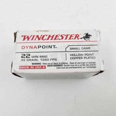 WINCHESTER DYNA POINT 22 WIN MAG AMMO
