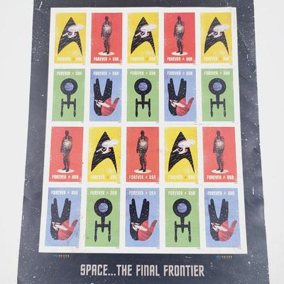 UNUSED 2016 STAR TREK COLLECTABLE STAMPS