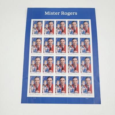 2017 MISTER ROGERS COLLECTABLE STAMP SHEETS