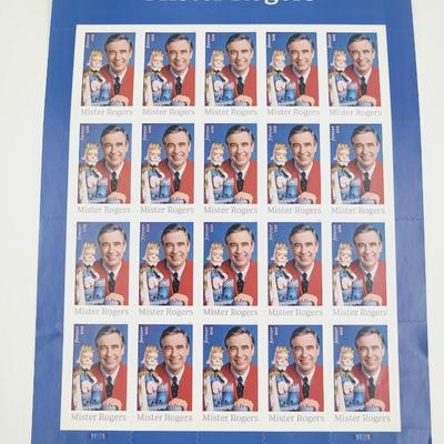 2017 MISTER ROGERS COLLECTABLE STAMP SHEETS