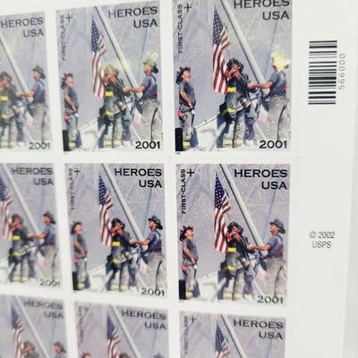 MILITARY & HEROS COLLECTABLE STAMP SHEETS