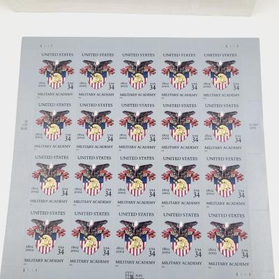 MILITARY & HEROS COLLECTABLE STAMP SHEETS
