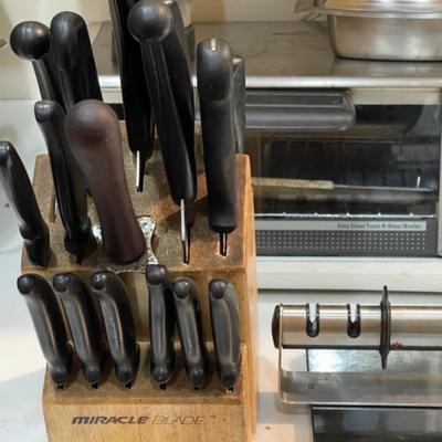 Lot 46 Kitchen Knives + Food Scale Chopping Serrated Steak