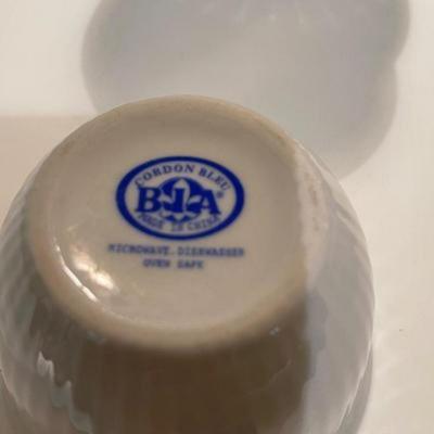Vintage BIA Commercial Cordon Bleu Set of 11 White Porcelain SoufflÃ© Dish