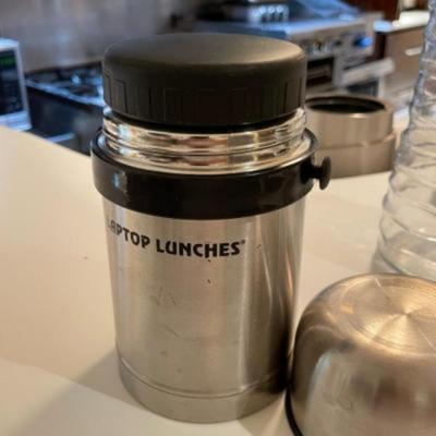 Vintage Laptop Lunch Insulated Stainless Steel Lunch Thermos
