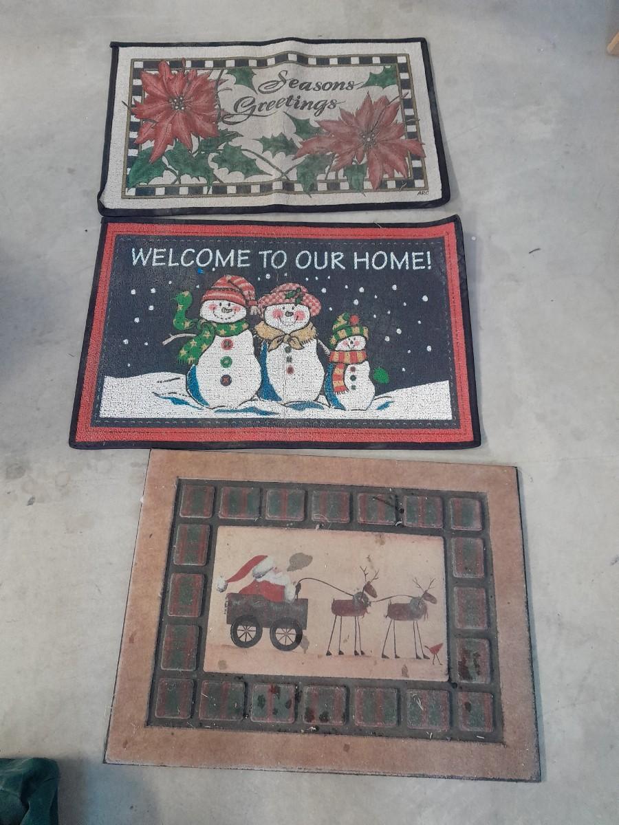 Christmas Throw Rugs