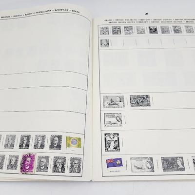 HARRIS EXPLORER WORLD WIDE POSTAGE STAMP ALBUM