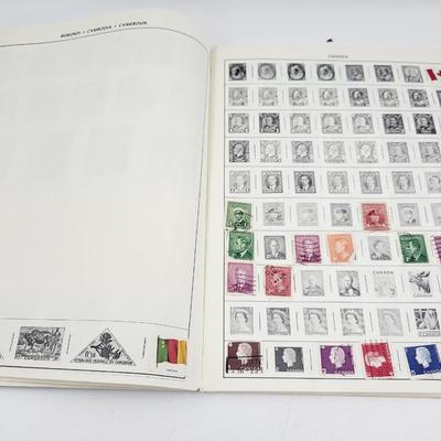 HARRIS EXPLORER WORLD WIDE POSTAGE STAMP ALBUM