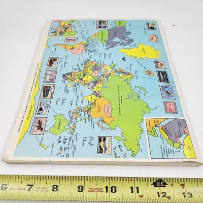 HARRIS EXPLORER WORLD WIDE POSTAGE STAMP ALBUM