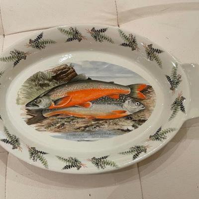 Vintage Potmeiron Compleat Angler Oval Platter